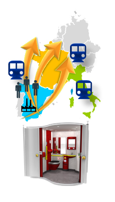 Fournisseur de toilettes en Espagne